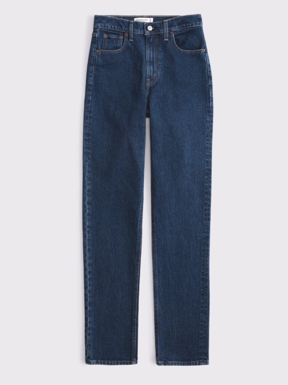Abercrombie & Fitch Dark Blue Ultra High-Rise '90s Straight Jeans